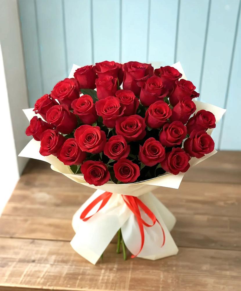 Букет 29 Красных роз в Первомайском Забайкальского края