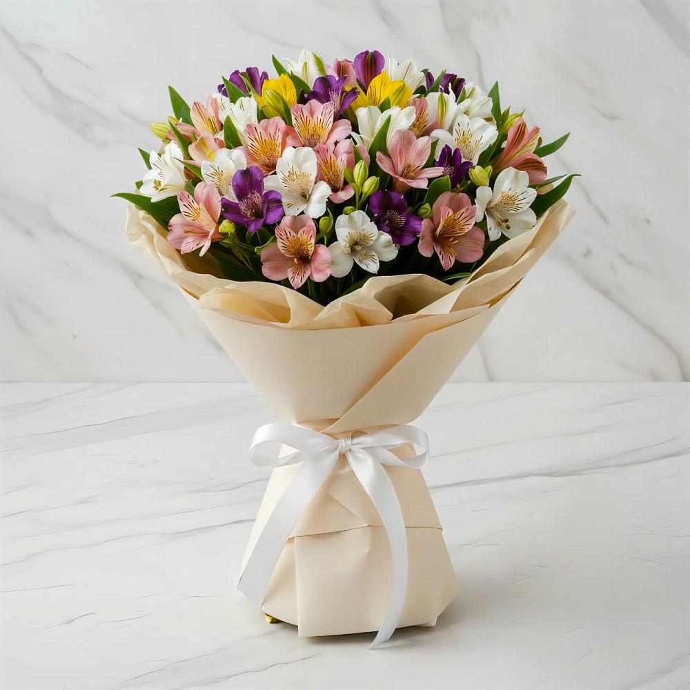 Букет цветов из: Альстромерии в Первомайском Забайкальского края