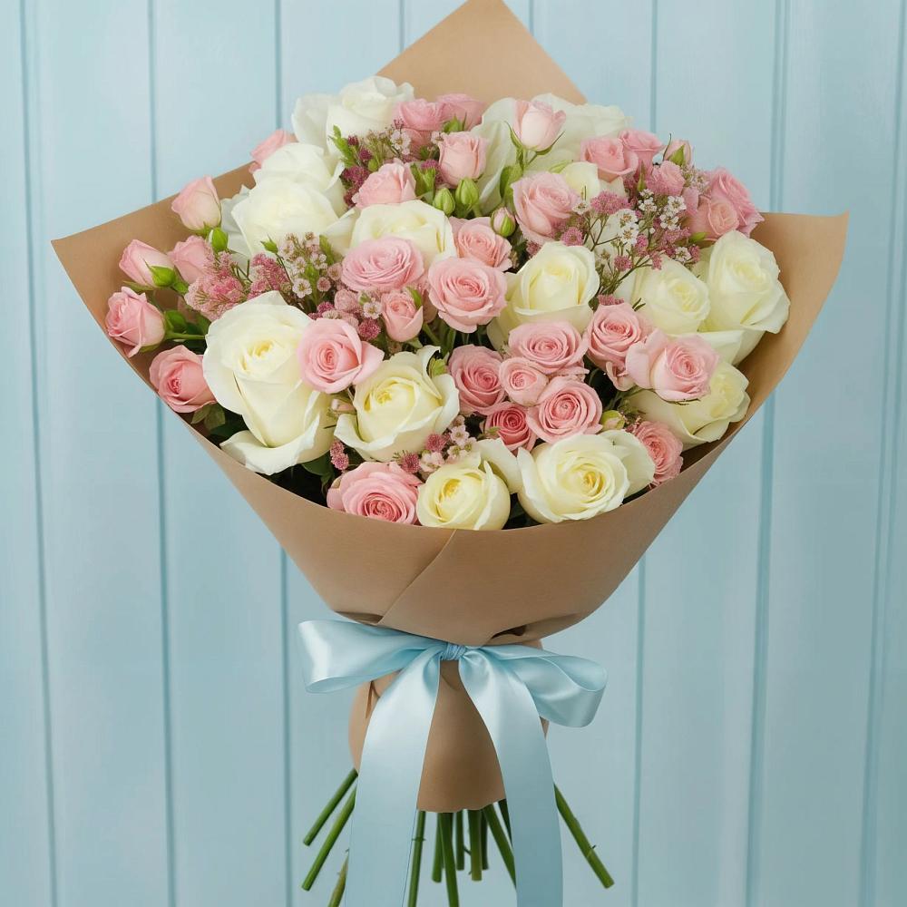 Букет цветов из: Розы в Первомайском Забайкальского края