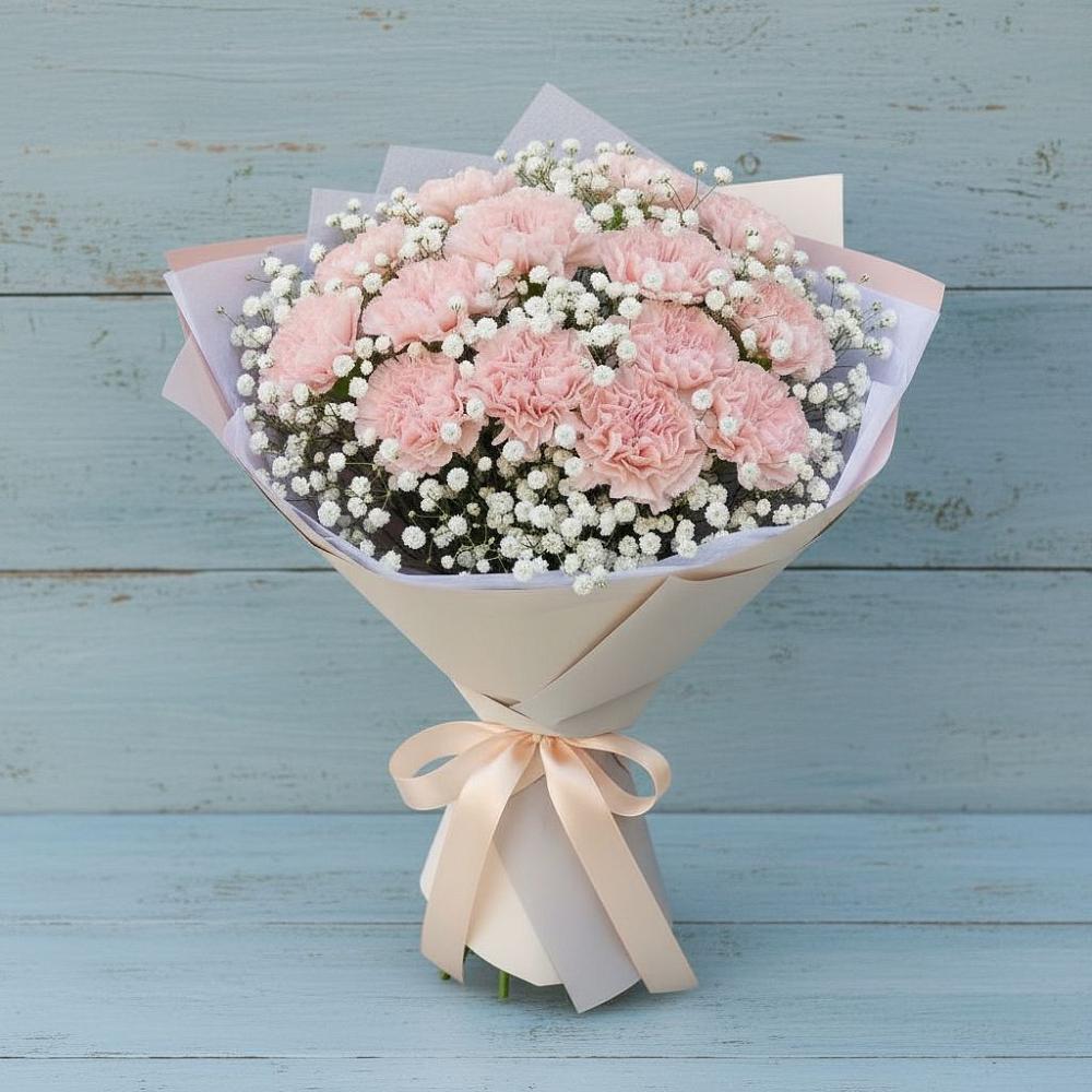 Букет цветов из: Гвоздики в Первомайском Забайкальского края