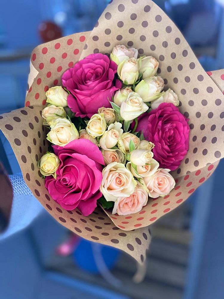 Букет цветов из: Розы в Первомайском Забайкальского края