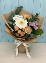Букет цветов из:  Герберы и Хризантемы в Первомайском Забайкальского края