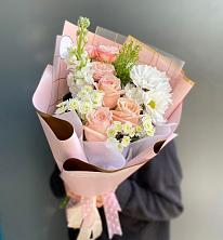 Букет цветов из:  Хризантемы и Розы в Первомайском Забайкальского края