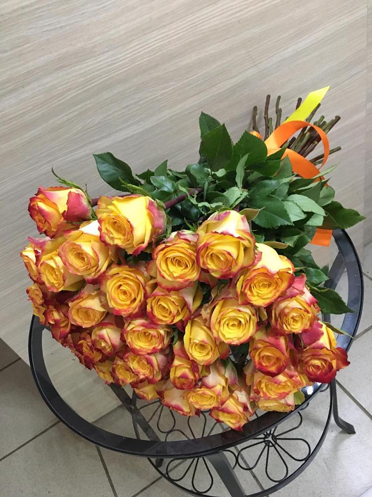 Букет Желтые розы в Первомайском Забайкальского края