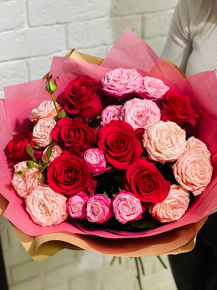 Букет цветов из: Розы в Первомайском Забайкальского края