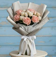 Букет цветов из:  Розы #REPLACE_PRED# Первомайском Забайкальского края