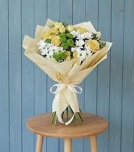 Букет цветов из:  Хризантемы и Розы в Первомайском Забайкальского края