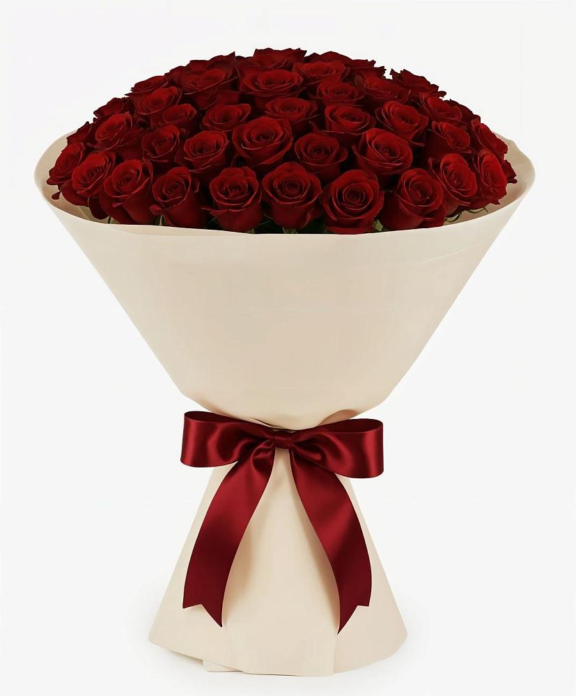 Букет 101 Бордовая роза Блэк Бакарра в Первомайском Забайкальского края