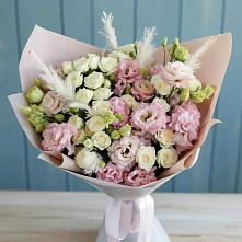 Букет цветов из:  Альстромерии и Розы в Первомайском Забайкальского края